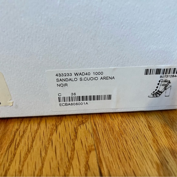 Balenciaga Arena Studded Gladiator Sandals - Picture 8 of 9